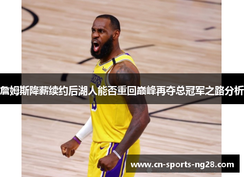 詹姆斯降薪续约后湖人能否重回巅峰再夺总冠军之路分析 詹姆斯降薪续约后湖人能否重回巅峰再夺总冠军之路分析